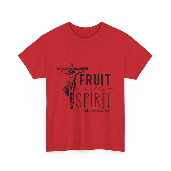 Fruit of the Spirit Galatians 5 22-23-01 Unisex Heavy Cotton Tee