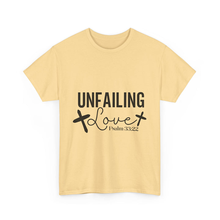 Unfailing Love Psalm 33 22-01 Unisex Heavy Cotton Tee