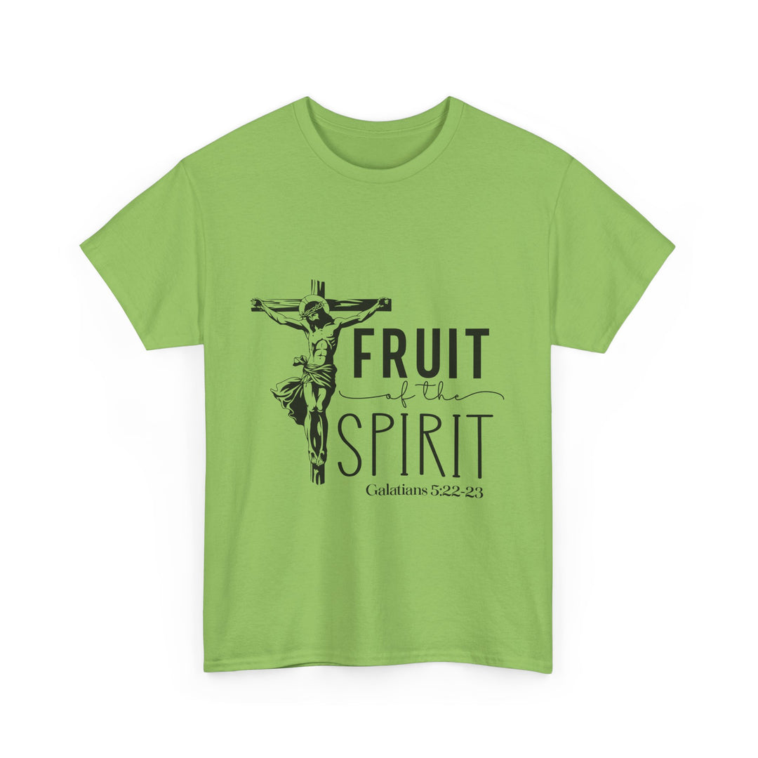 Fruit of the Spirit Galatians 5 22-23-01 Unisex Heavy Cotton Tee