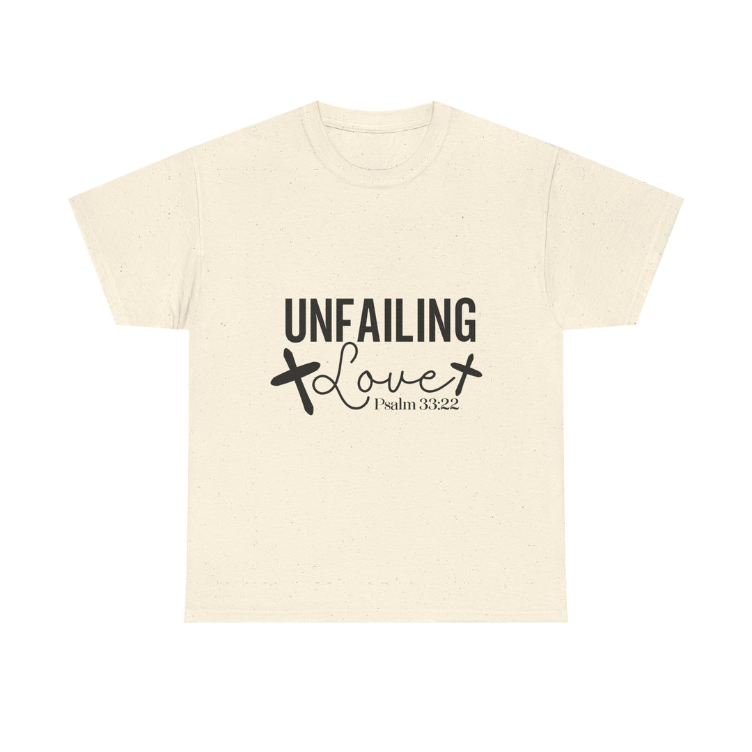 Unfailing Love Psalm 33 22-01 Unisex Heavy Cotton Tee