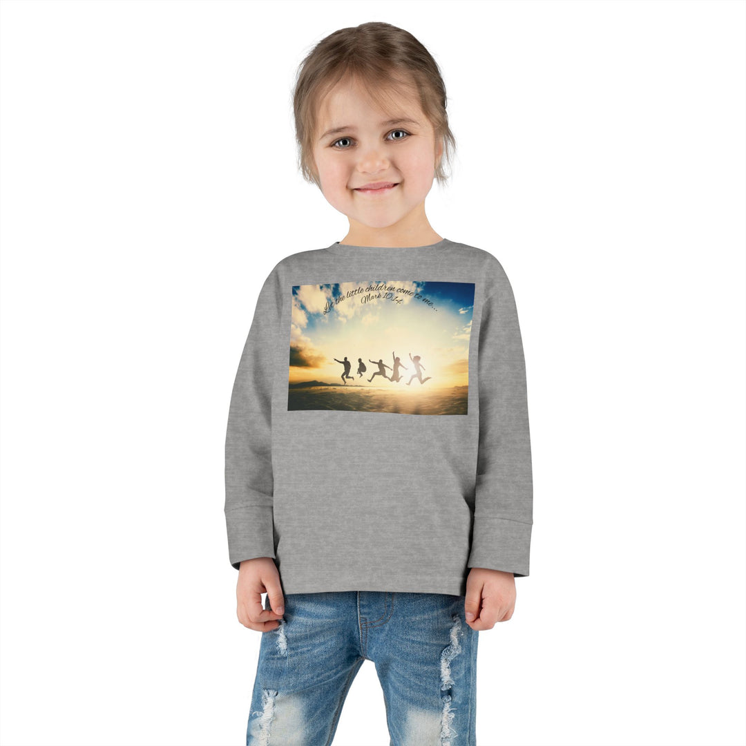 Let the little children come to me |Toddler Long Sleeve Tee