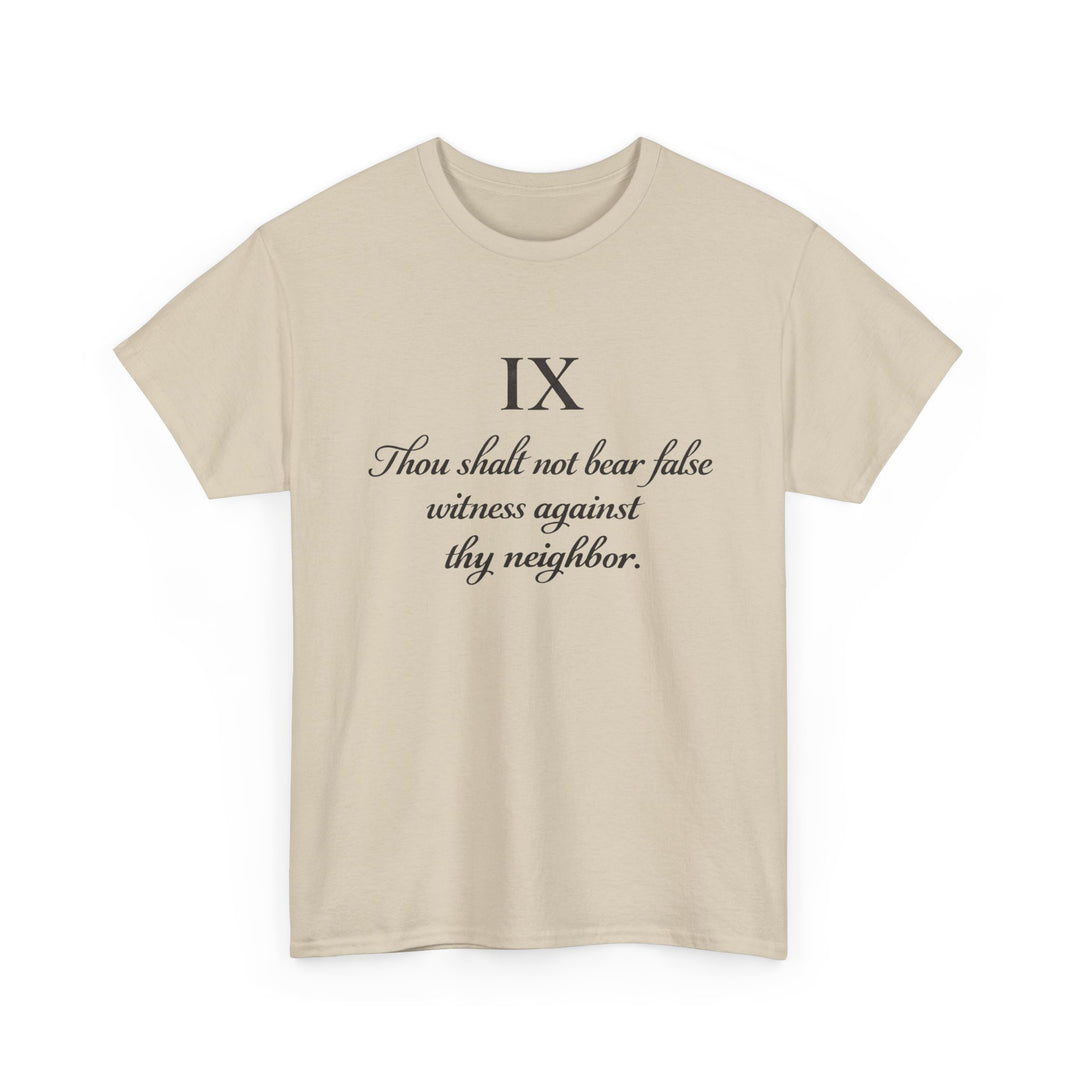 IX | Heavy Cotton Tee