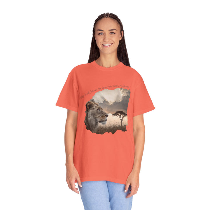 Unisex Garment-Dyed T-Shirt Lion of Judah Design Comfort Colors 1717 – 100% Cotton, Soft-Washed, Relaxed Fit