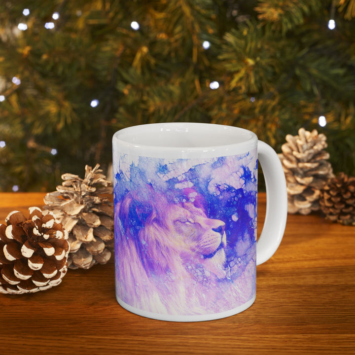 Watercolor Lion Mug