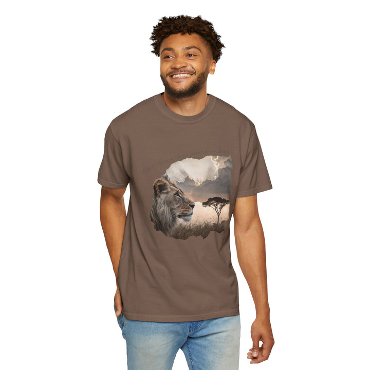 Unisex Garment-Dyed T-Shirt Lion of Judah Design Comfort Colors 1717 – 100% Cotton, Soft-Washed, Relaxed Fit
