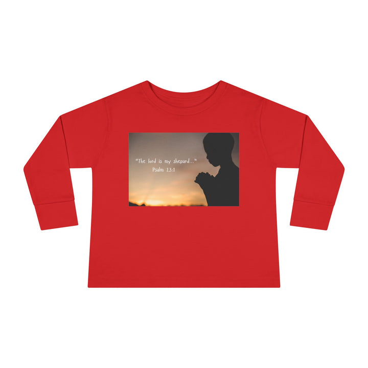 The lord is my shepard |Toddler Long Sleeve Tee