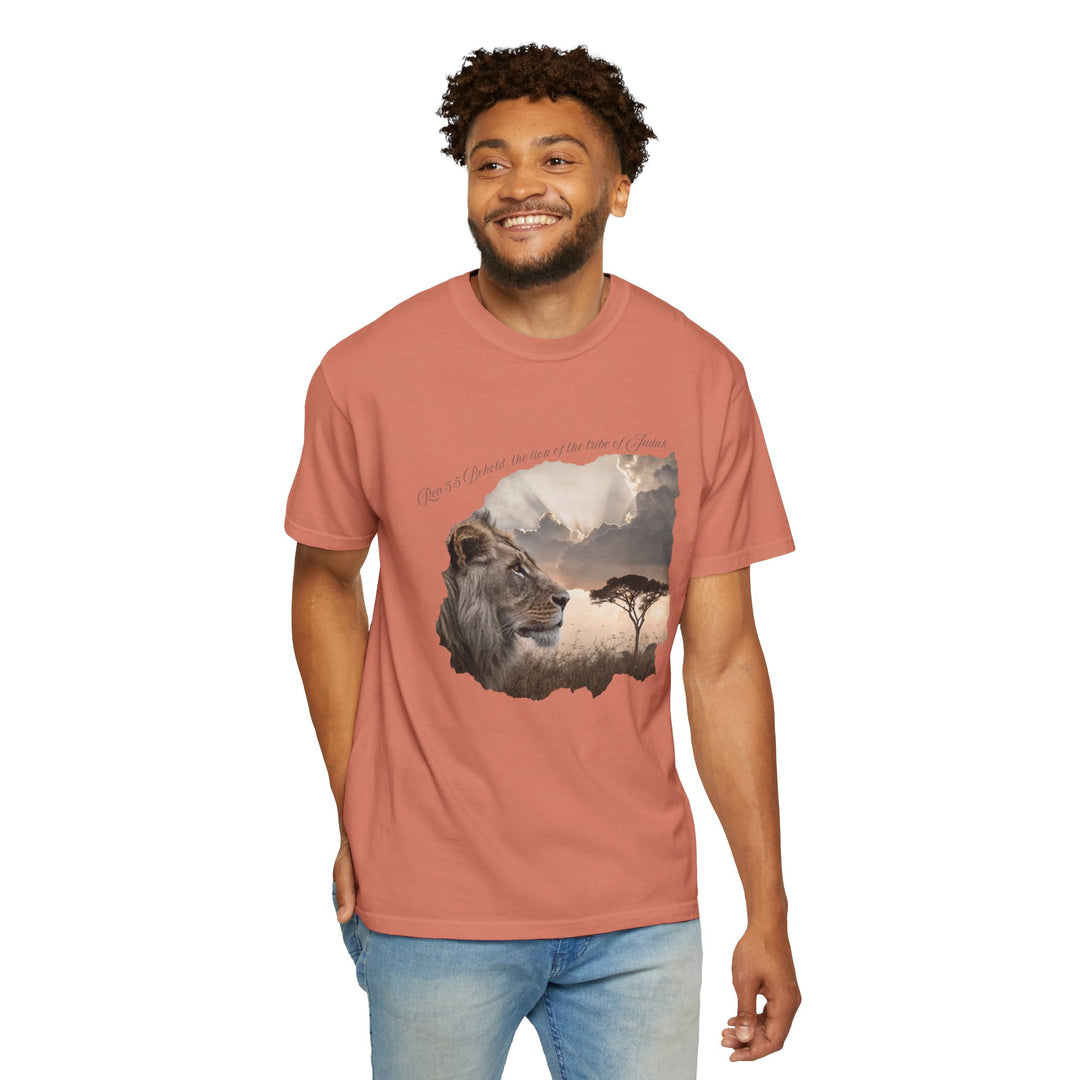 Unisex Garment-Dyed T-Shirt Lion of Judah Design Comfort Colors 1717 – 100% Cotton, Soft-Washed, Relaxed Fit