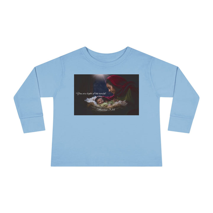You are the light of the world |Toddler Long Sleeve Tee