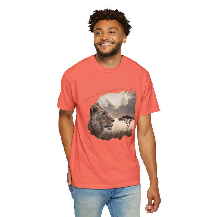 Unisex Garment-Dyed T-Shirt Lion of Judah Design Comfort Colors 1717 – 100% Cotton, Soft-Washed, Relaxed Fit