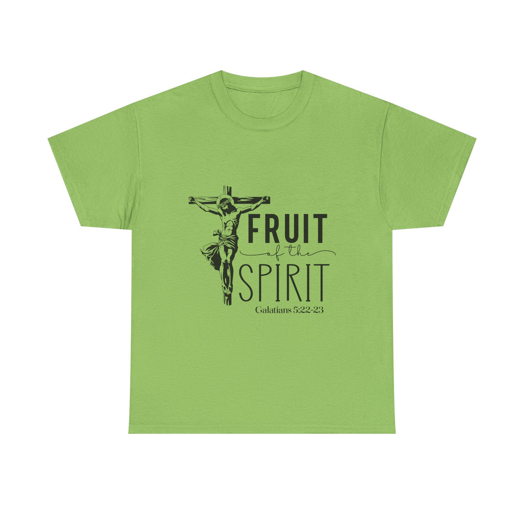 Fruit of the Spirit Galatians 5 22-23-01 Unisex Heavy Cotton Tee