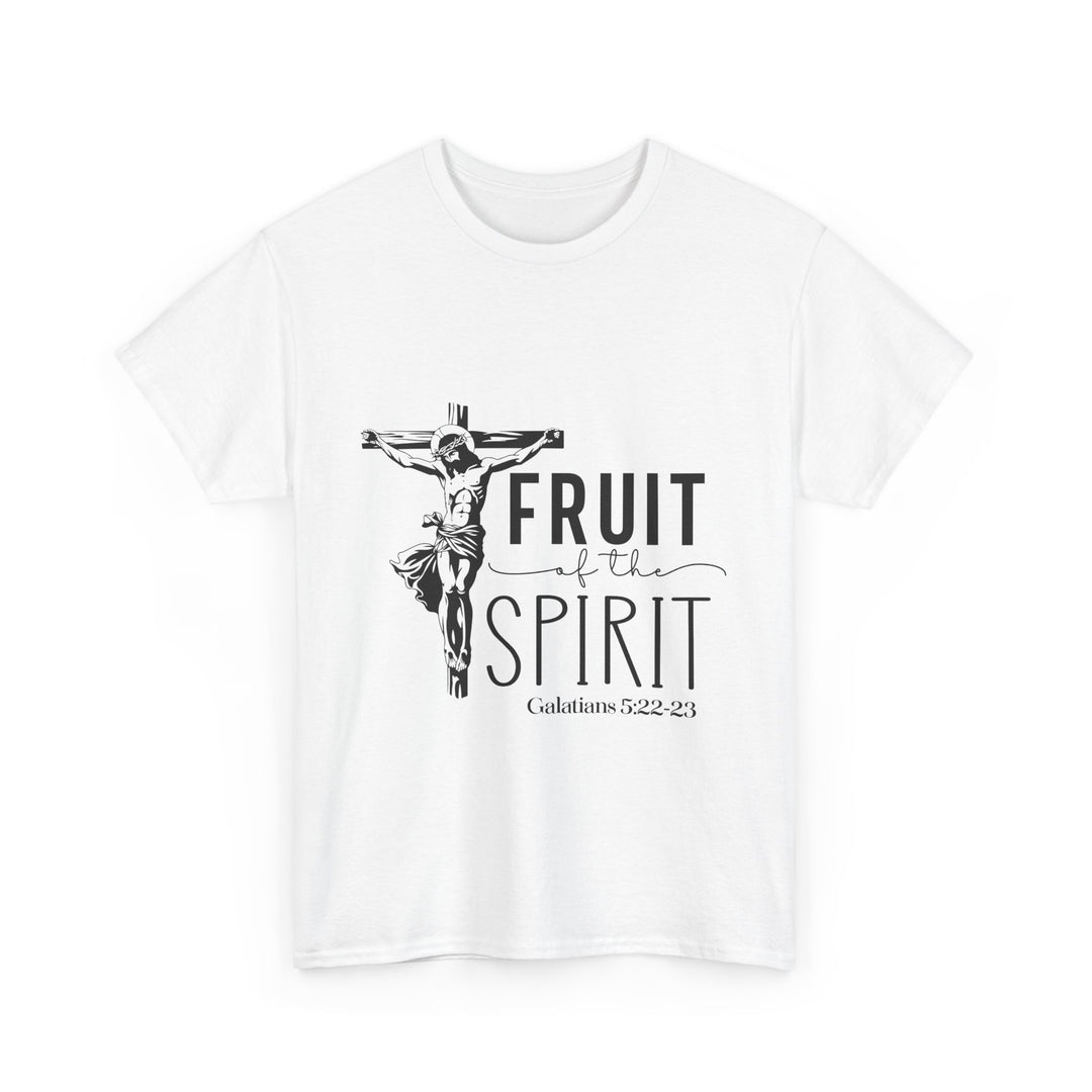 Fruit of the Spirit Galatians 5 22-23-01 Unisex Heavy Cotton Tee