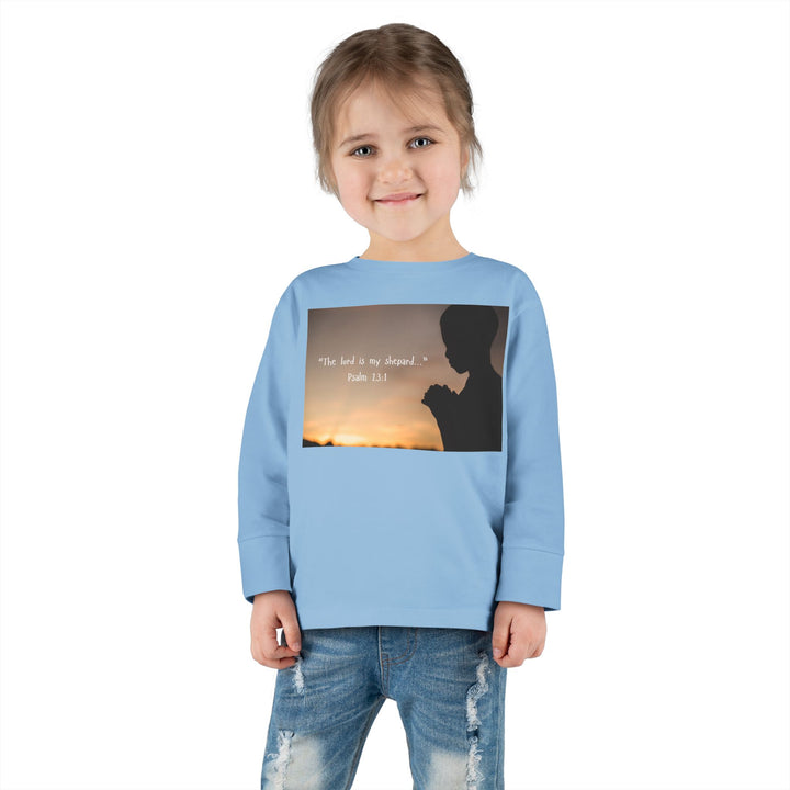 The lord is my shepard |Toddler Long Sleeve Tee