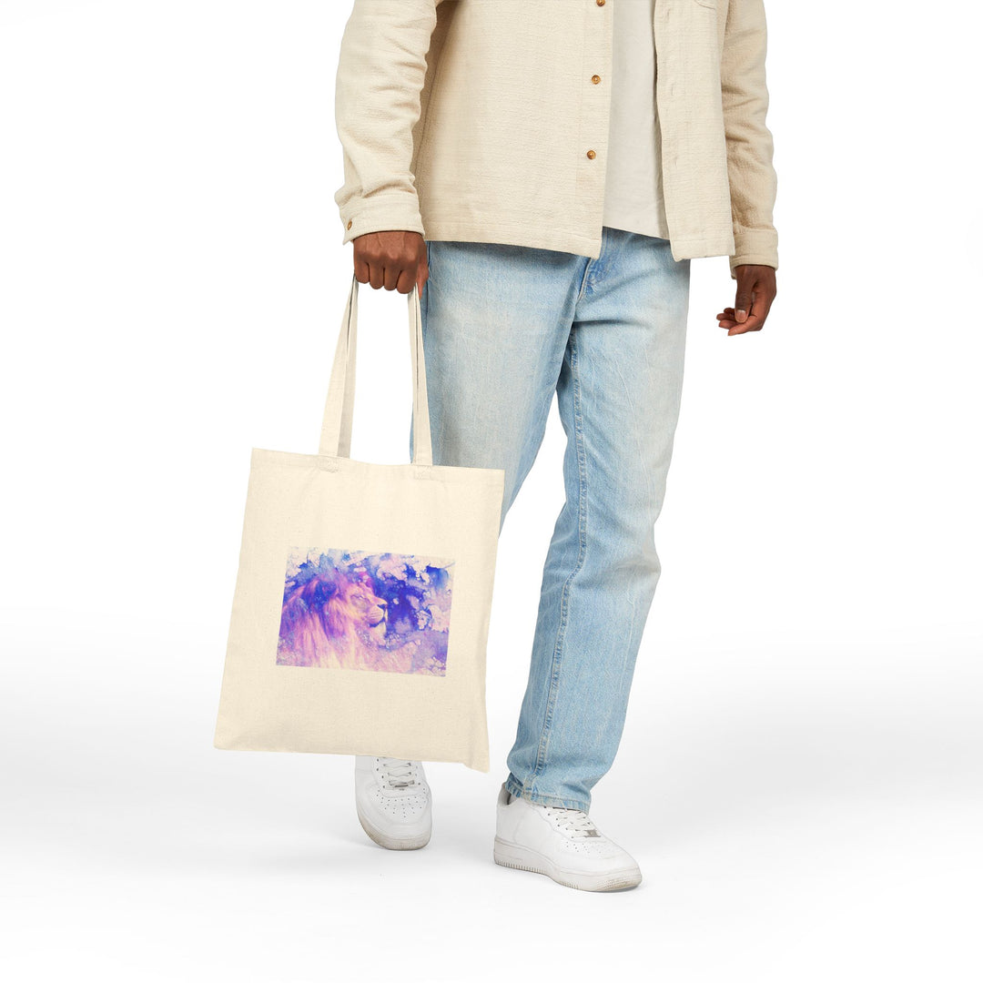 Durable Cotton Canvas Tote Bag – 100% Heavyweight Cotton – 15"x16" Reusable Shopping Bag with Long Handles – Natural or Black