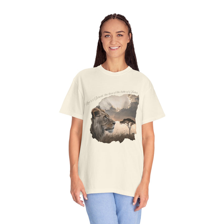 Unisex Garment-Dyed T-Shirt Lion of Judah Design Comfort Colors 1717 – 100% Cotton, Soft-Washed, Relaxed Fit