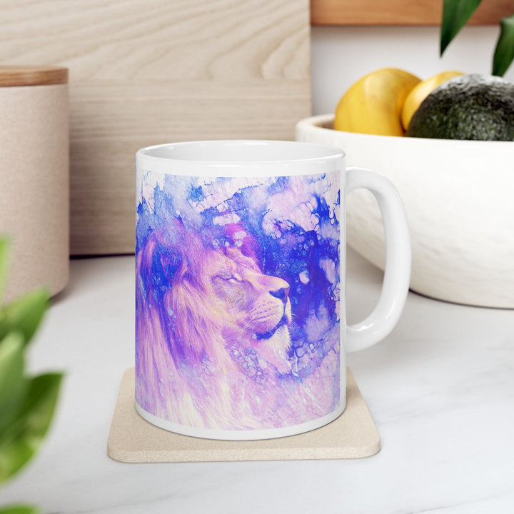 Watercolor Lion Mug