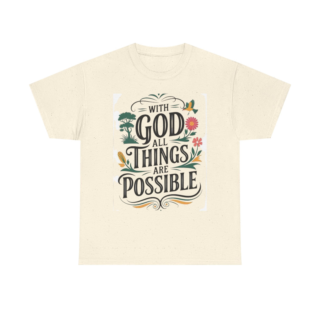 heavy cotton unisex tee