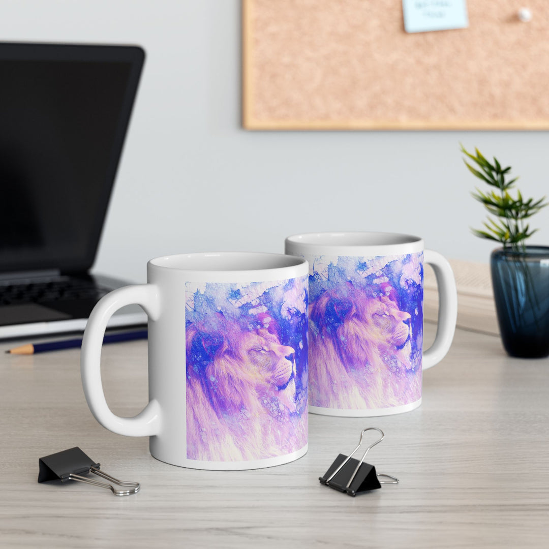 Watercolor Lion Mug