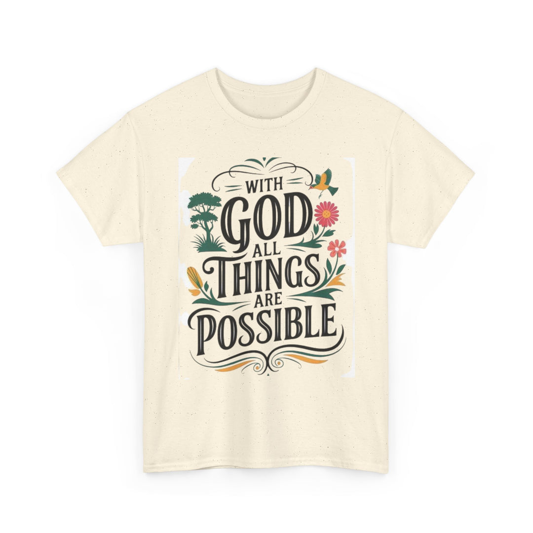 heavy cotton unisex tee