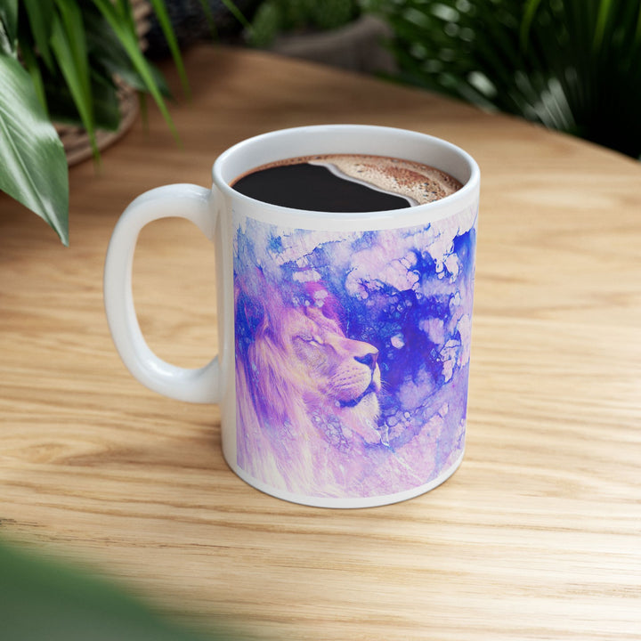 Watercolor Lion Mug