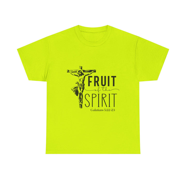 Fruit of the Spirit Galatians 5 22-23-01 Unisex Heavy Cotton Tee