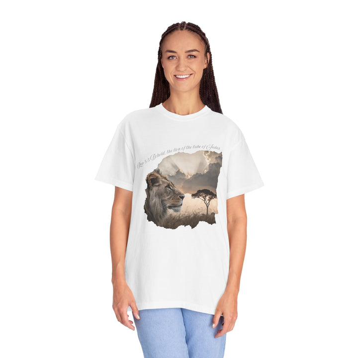 Unisex Garment-Dyed T-Shirt Lion of Judah Design Comfort Colors 1717 – 100% Cotton, Soft-Washed, Relaxed Fit