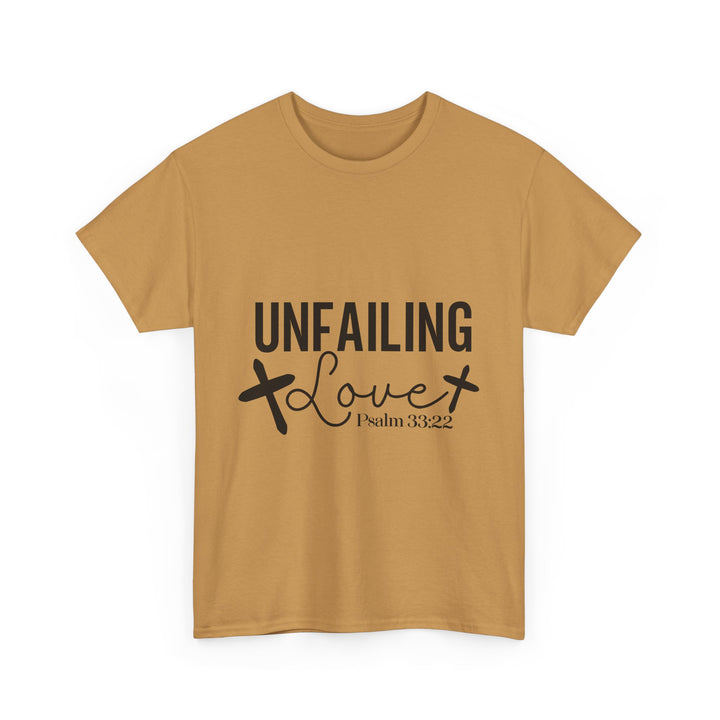 Unfailing Love Psalm 33 22-01 Unisex Heavy Cotton Tee