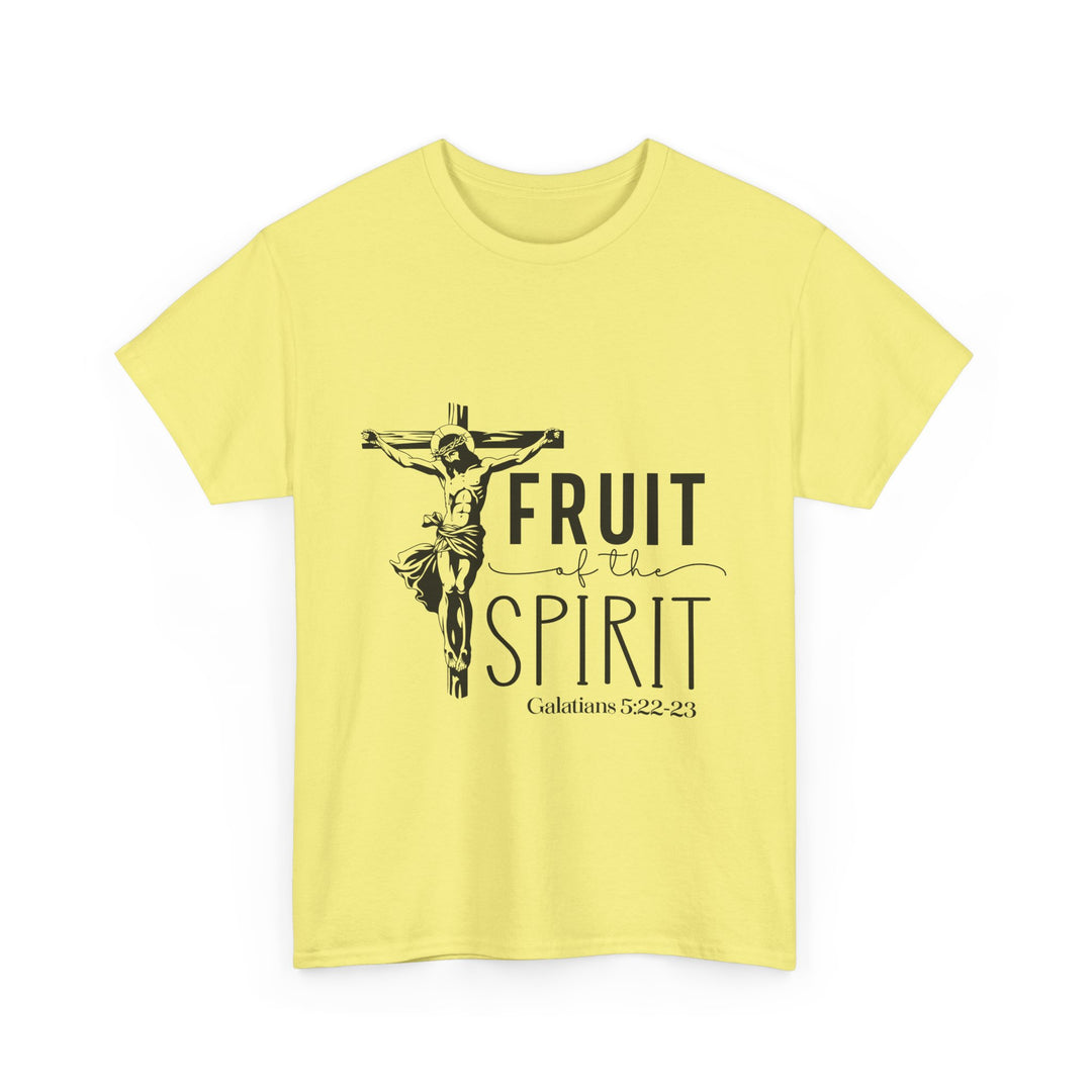Fruit of the Spirit Galatians 5 22-23-01 Unisex Heavy Cotton Tee