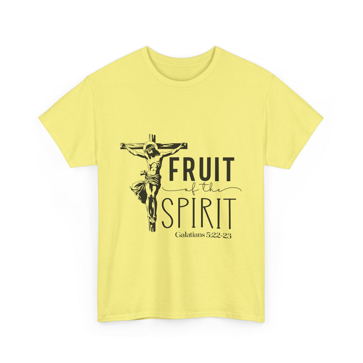 Fruit of the Spirit Galatians 5 22-23-01 Unisex Heavy Cotton Tee