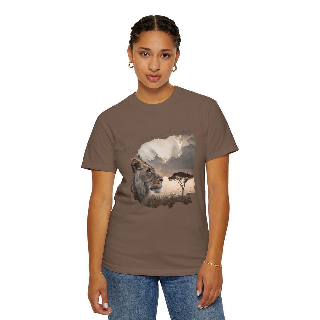 Unisex Garment-Dyed T-Shirt Lion of Judah Design Comfort Colors 1717 – 100% Cotton, Soft-Washed, Relaxed Fit