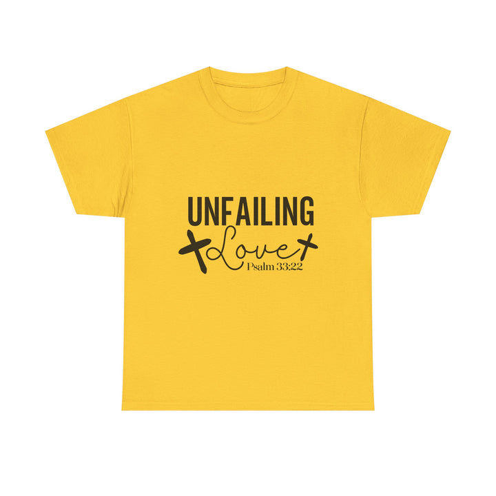 Unfailing Love Psalm 33 22-01 Unisex Heavy Cotton Tee