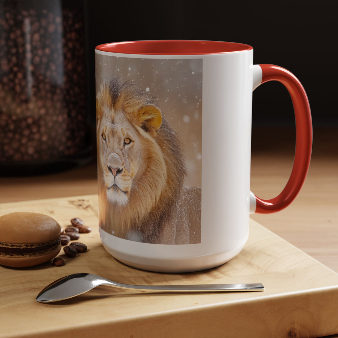 Golden Lion Stainless Accent Coffee Mug (11, 15oz)
