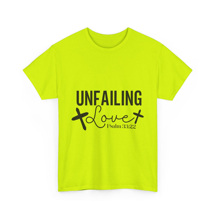 Unfailing Love Psalm 33 22-01 Unisex Heavy Cotton Tee