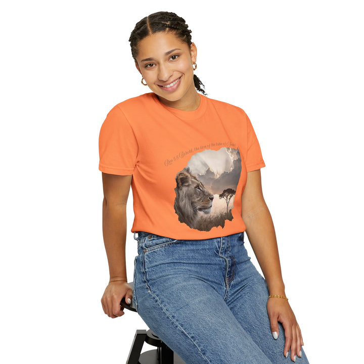 Unisex Garment-Dyed T-Shirt Lion of Judah Design Comfort Colors 1717 – 100% Cotton, Soft-Washed, Relaxed Fit