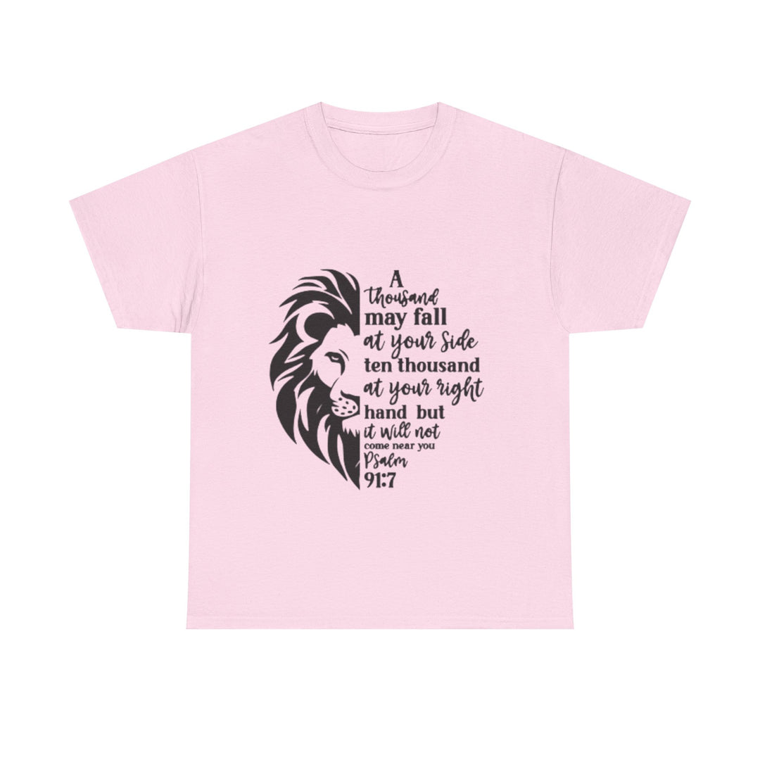 faith-based inspirational t-shirt in pink