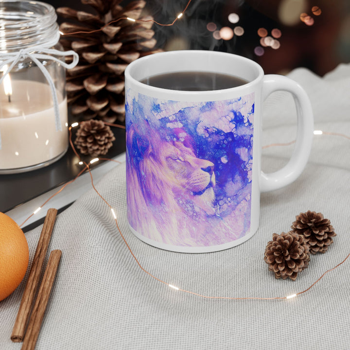 Watercolor Lion Mug