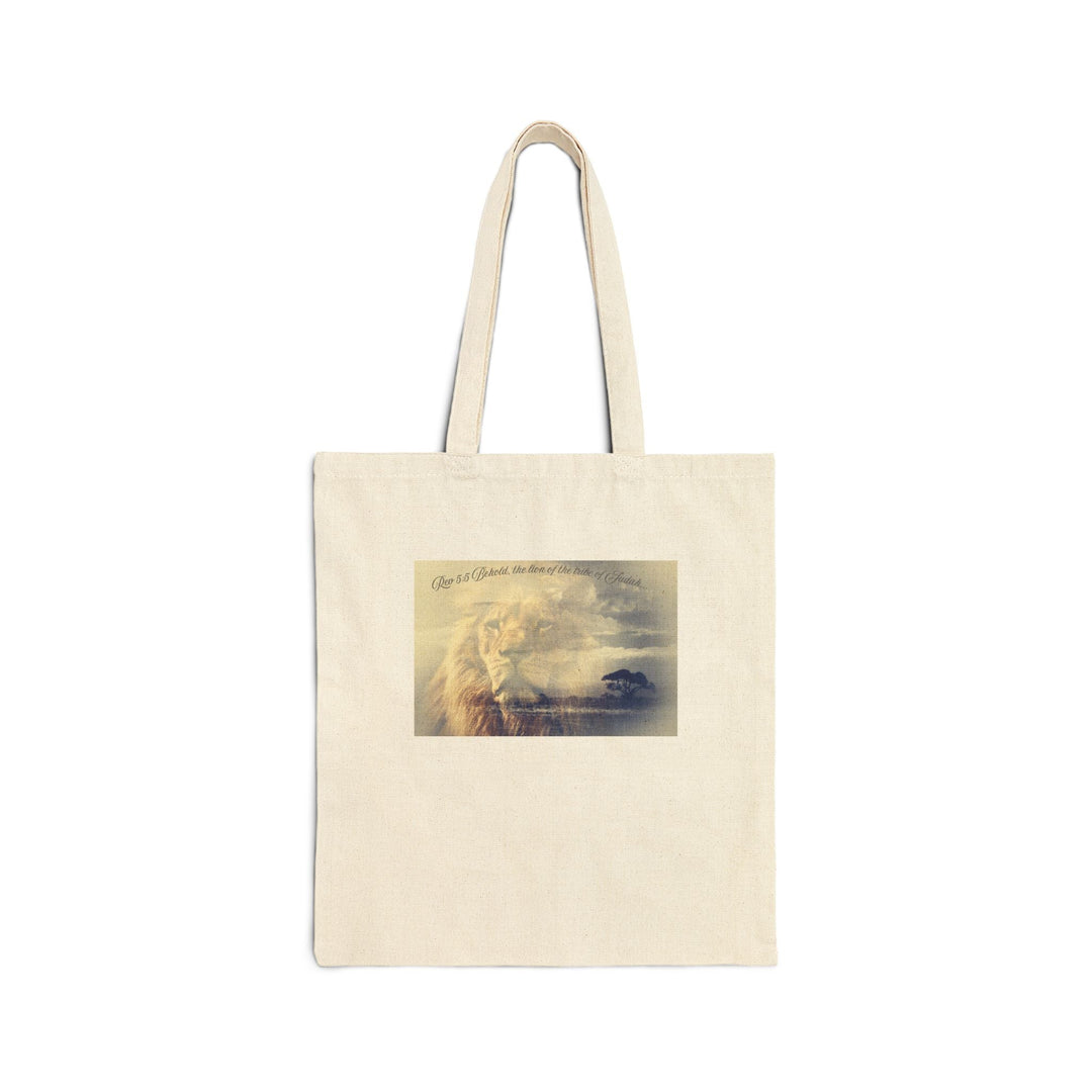 Cotton Canvas Tote Bag – 100% Heavy Cotton – 15x16 Reusable Eco Tote with Long Handles – Natural & Black – Durable Everyday Bag - Faith Scripture Gift | Gifts Of Words