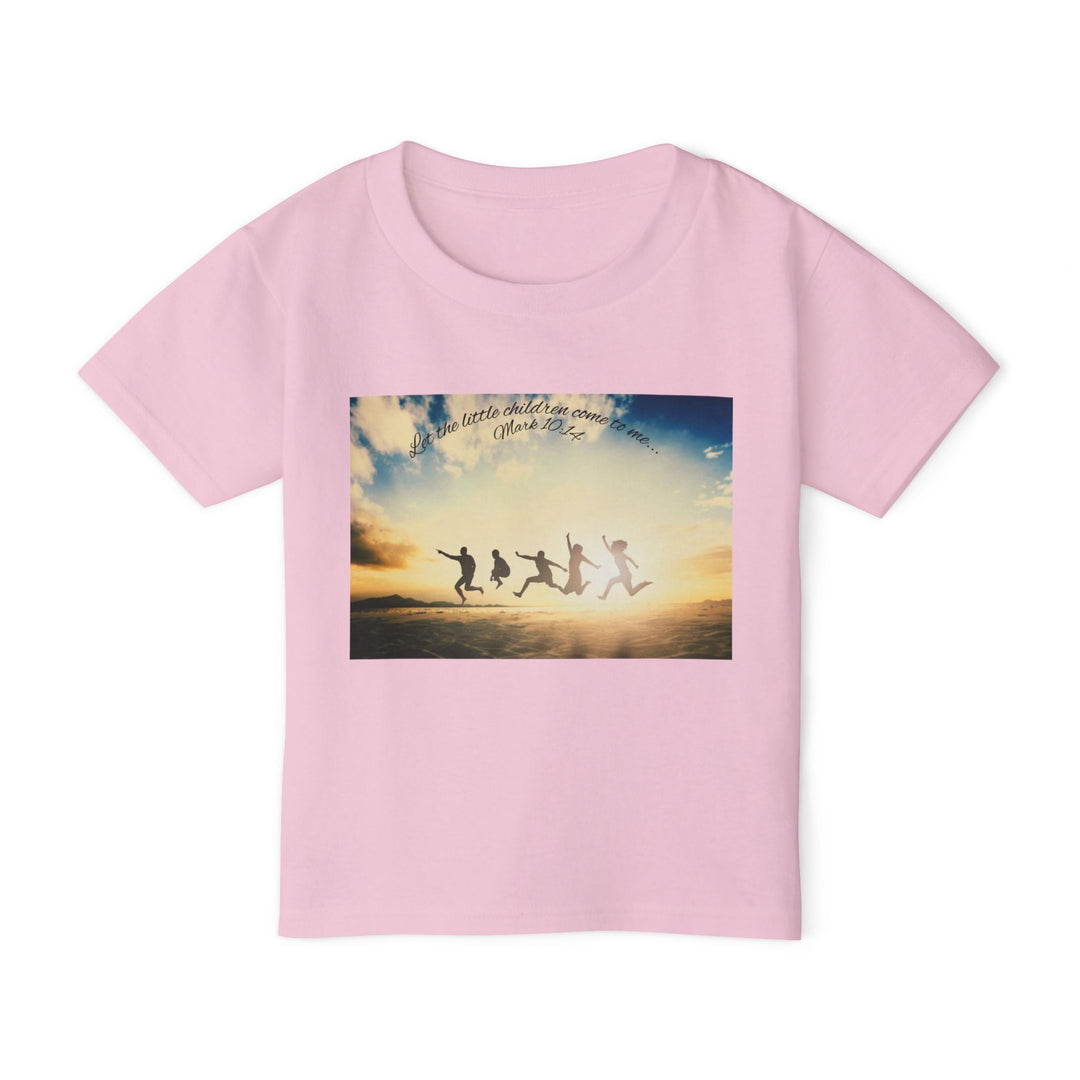 Let the little children come to me | Cotton™ Toddler T-shirt - Faith Scripture Gift | Gifts Of Words