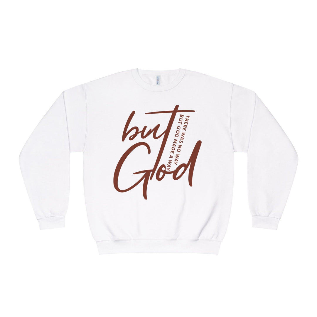Inspirational God Made a Way Sweatshirt - Premium Christian Fleece - Faith Scripture Gift | Gifts Of Words