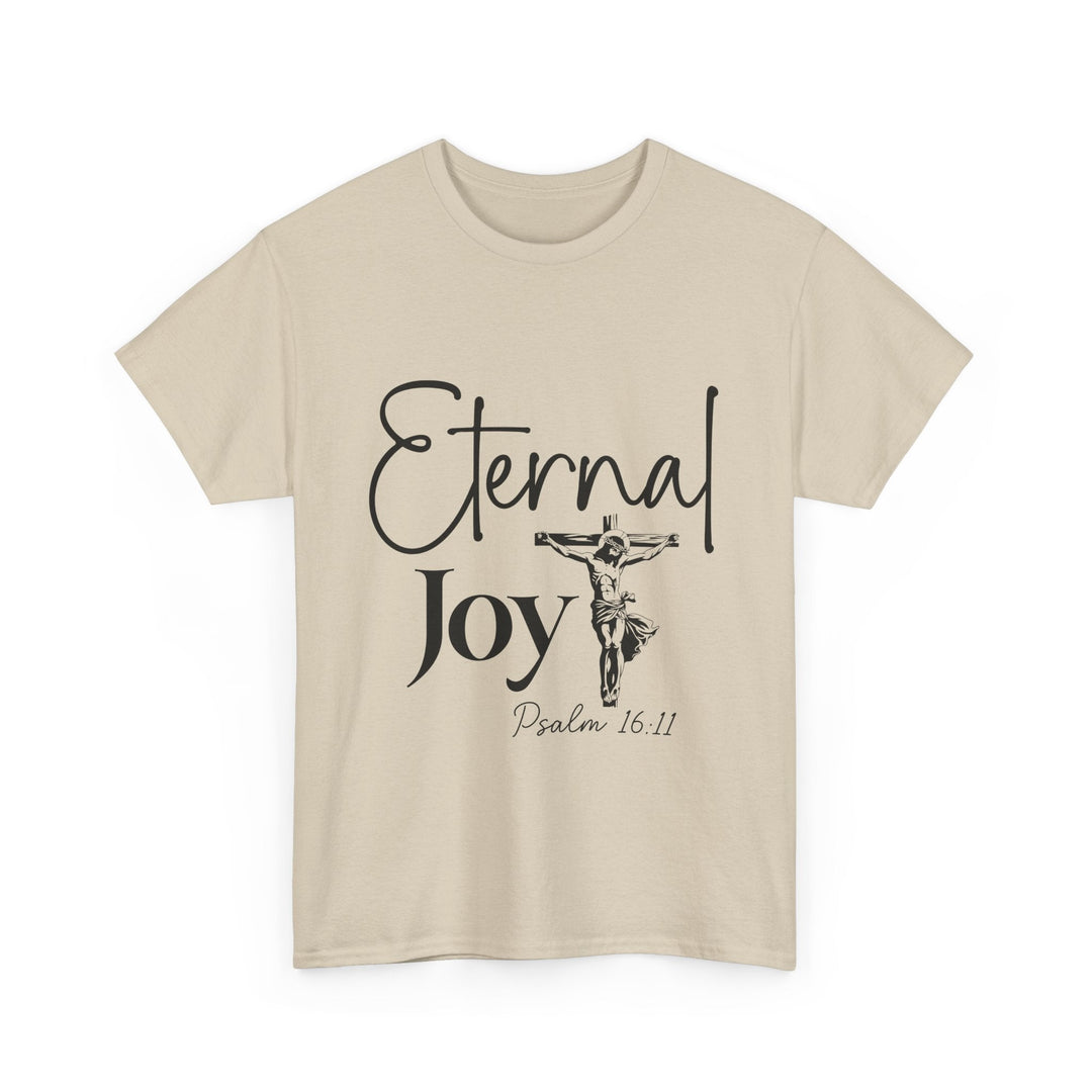 Eternal Joy Psalm 16 11-01 Unisex Heavy Cotton Tee - Faith Scripture Gift | Gifts Of Words