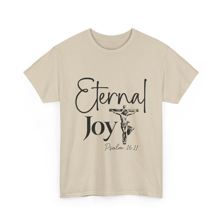 Eternal Joy Psalm 16 11-01 Unisex Heavy Cotton Tee - Faith Scripture Gift | Gifts Of Words