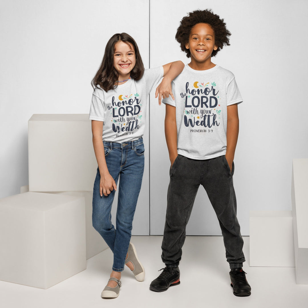 Honor The Lord Youth t-shirt - Faith Scripture Gift | Gifts Of Words