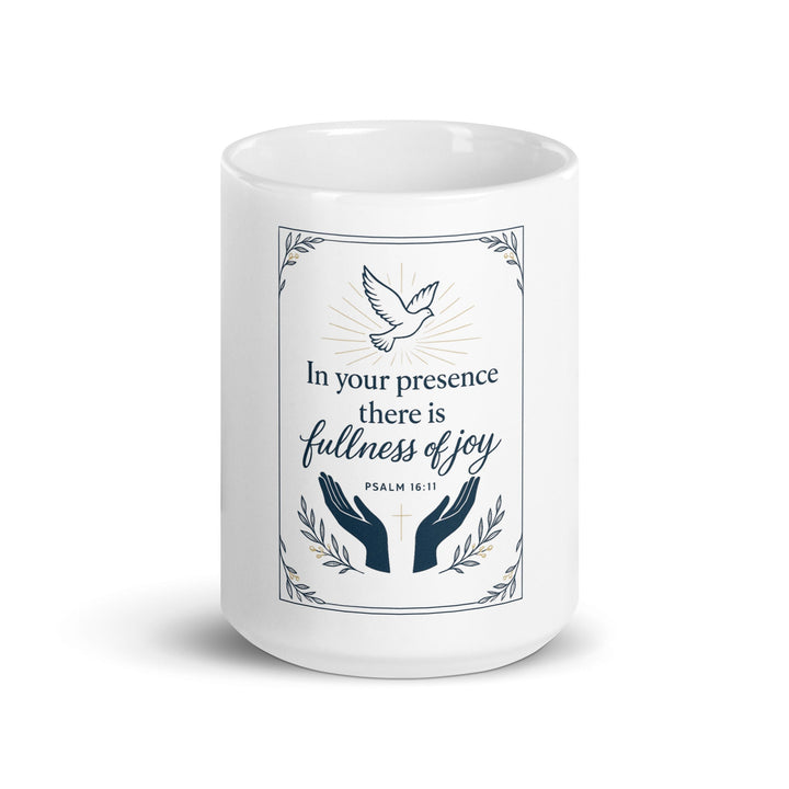 In Your Presence Mug - Faith Scripture Gift | Gifts Of Words