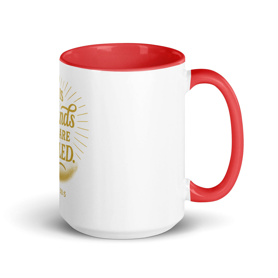 By his wounds we are healed Mug - Faith Scripture Gift | Gifts Of Words