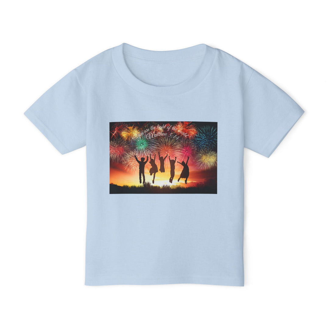 You are the light of the world | Cotton™ Toddler T-shirt - Faith Scripture Gift | Gifts Of Words