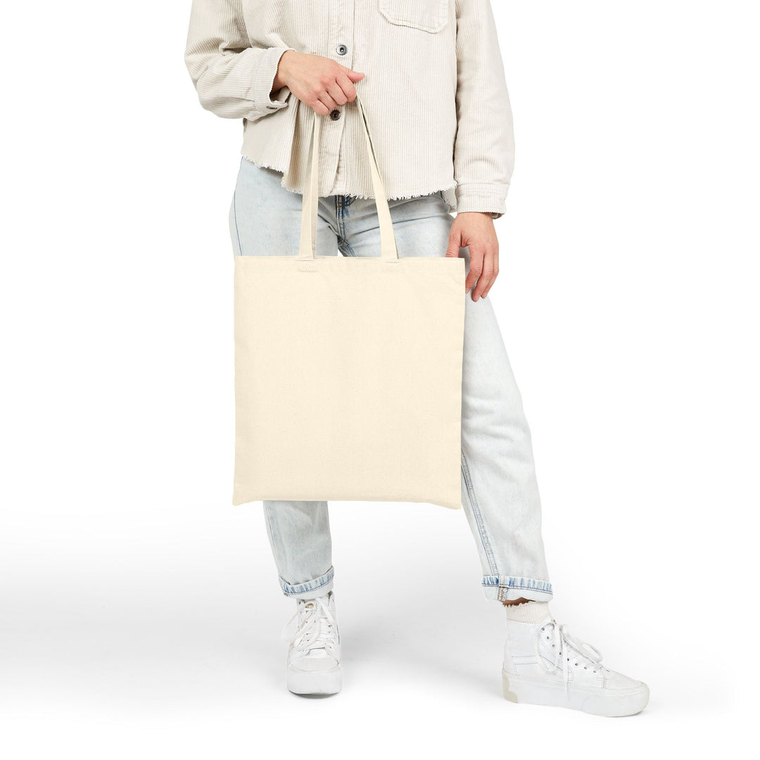 Cotton Canvas Tote Bag 15" x 16" Heavy Duty 100% Cotton with Long Handles Reusable & Durable - Faith Scripture Gift | Gifts Of Words
