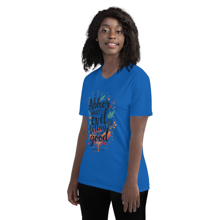 Abhor What Is Evil T-Shirt - Faith Scripture Gift | Gifts Of Words