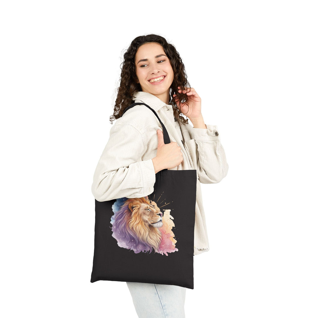 Cotton Canvas Tote Bag 15" x 16", Heavy-Duty Fabric, Long Handles, Reusable & Eco-Friendly - Faith Scripture Gift | Gifts Of Words