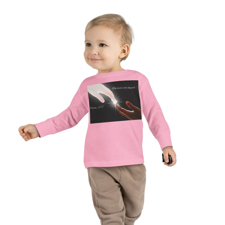 The lord is my shepard |Toddler Long Sleeve Tee - Faith Scripture Gift | Gifts Of Words