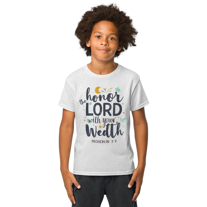 Honor The Lord Youth t-shirt - Faith Scripture Gift | Gifts Of Words