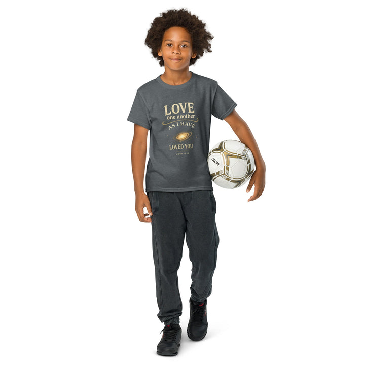 Love One Another Youth t-shirt - Faith Scripture Gift | Gifts Of Words
